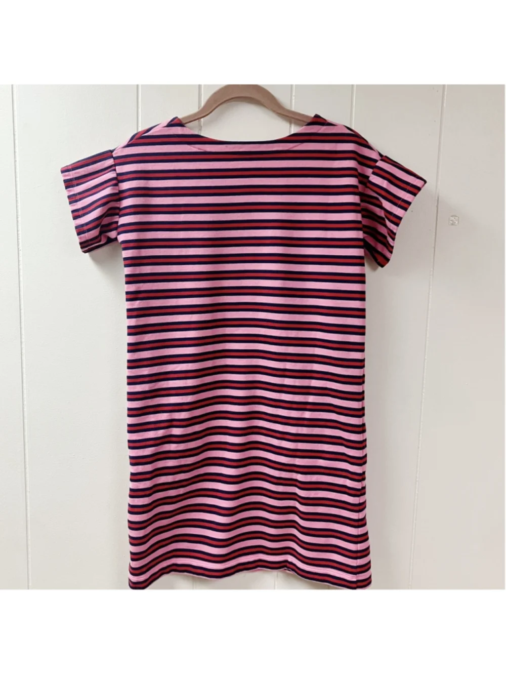 Classic Preppy Gymboree Striped Dress Girls SIZE XL 14 Pink Blue Comfy Knit